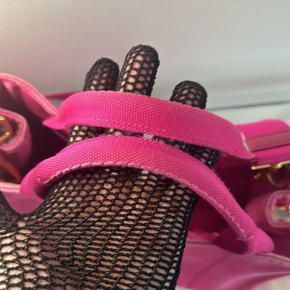 Pink Prada Canapa, Small, With Removable Strap and COA - Picture 10 of 14